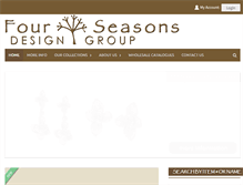 Tablet Screenshot of fourseasonsdesigngroup.com